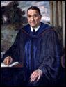 Painted portrait of John Pomfret seated