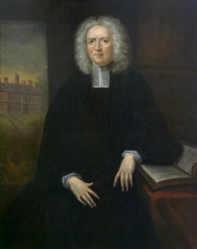 Portrait of James Blair in a clerical robe